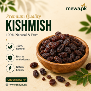 Buy natural raisins (Kishmish) online in Pakistan. Sun-dried, no sugar, no sulfur. Rich in iron and fiber-Mewa.pk
