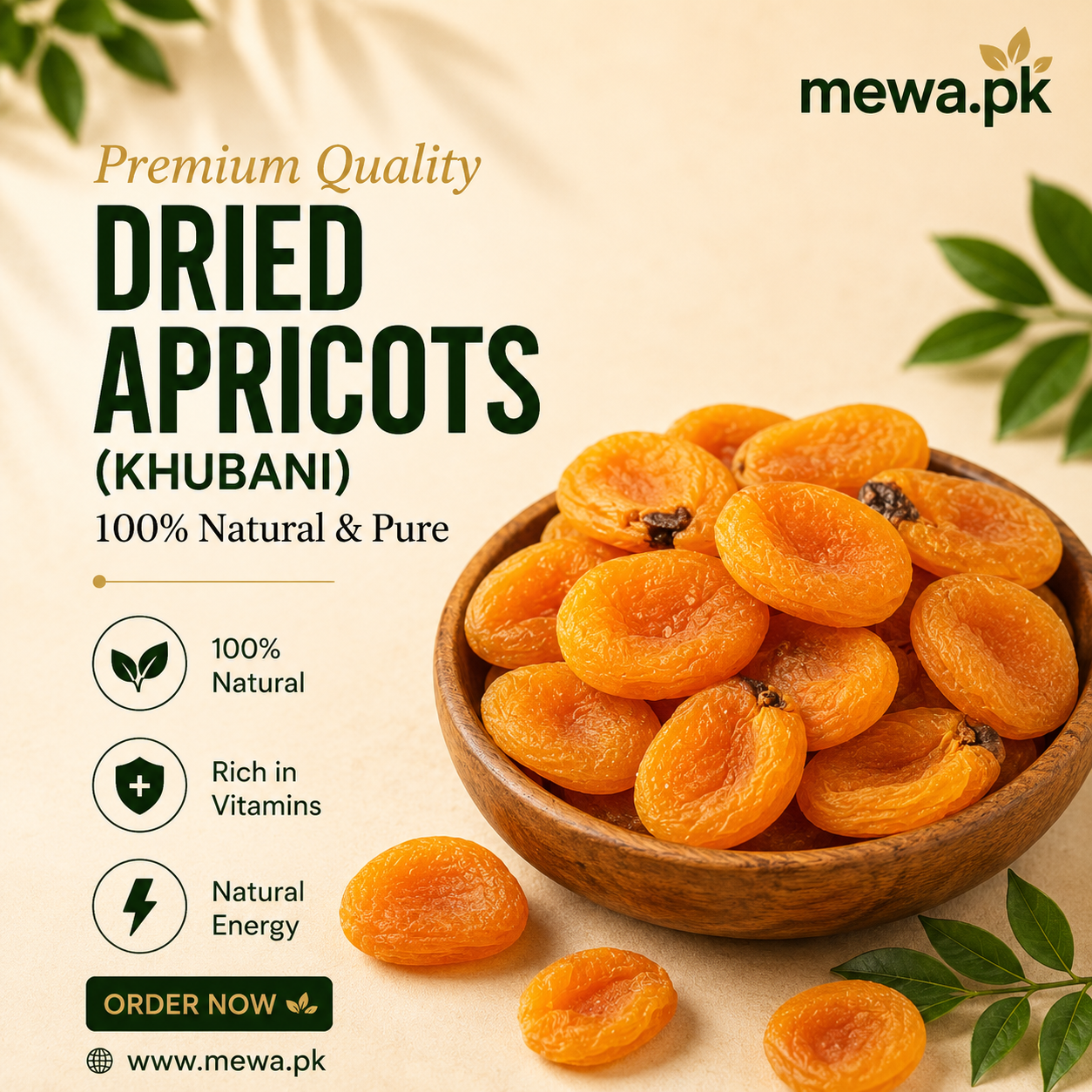 Dried Apricots (Khubani) – Natural, Khubani Price in Pakistan | Mewa.pk