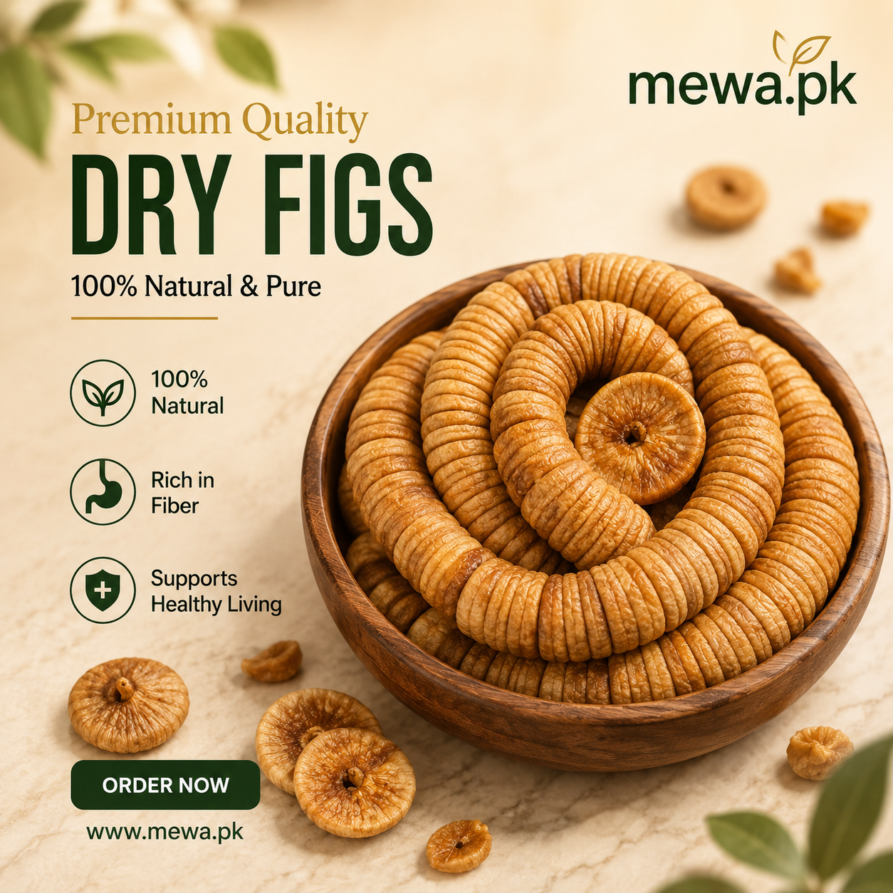 Buy Fresh Anjeer Online in Pakistan – Pure Dried Figs | Mewa.pk